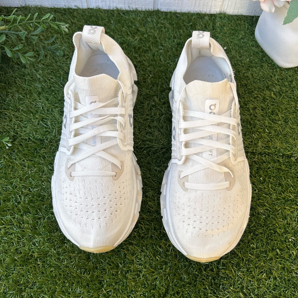 On Cloudswift Undyed white 
Sneakers women size 6 gently used - Picture 13 of 16